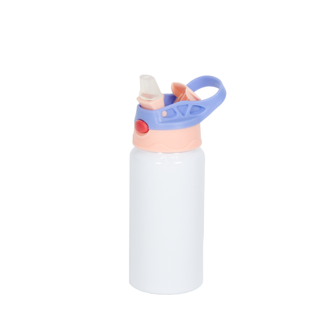 Garrafa Alumínio Kids Rosa Claro e Lilás 500ml
