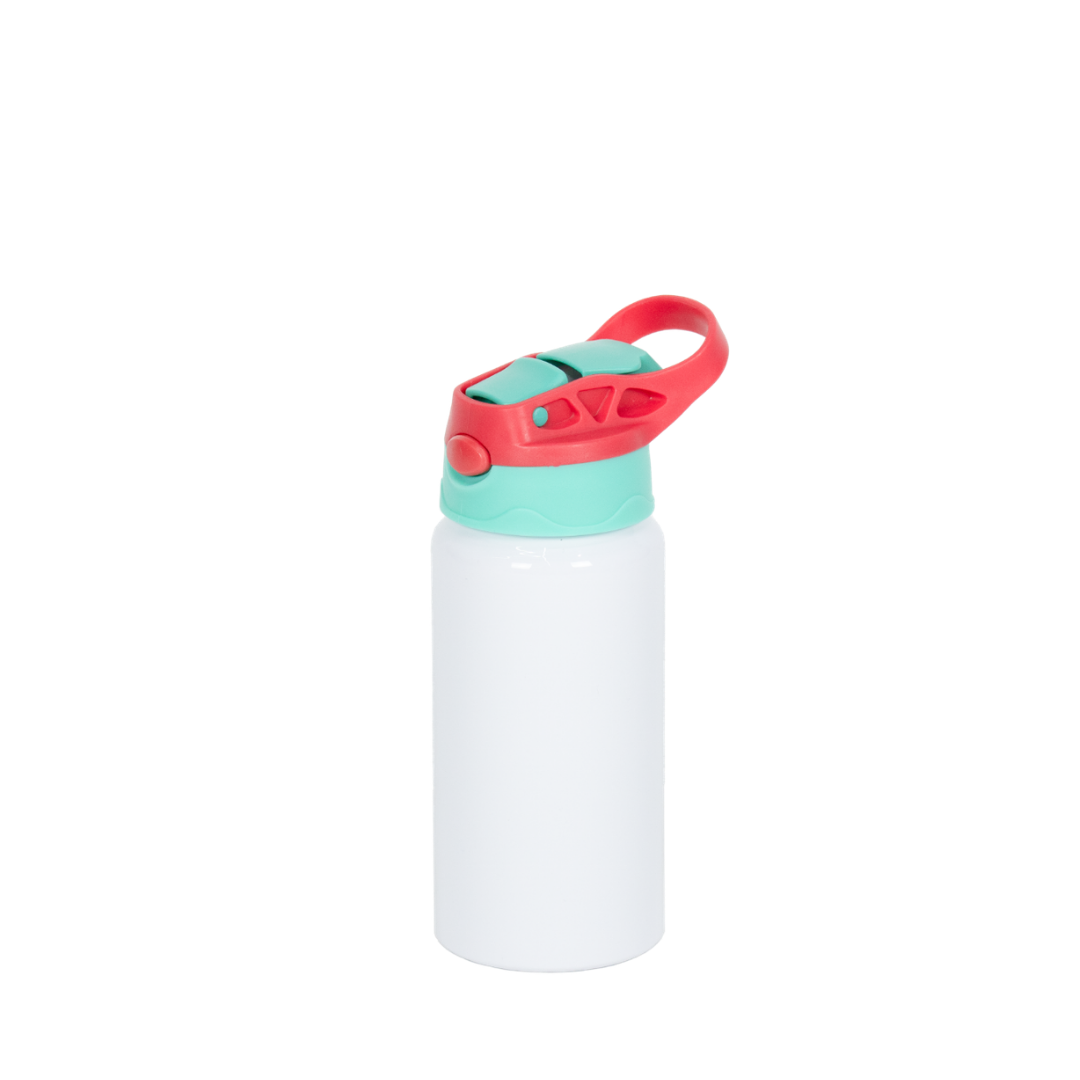 Garrafa Alumínio Kids Rosa Escuro e Verde Menta 500ml