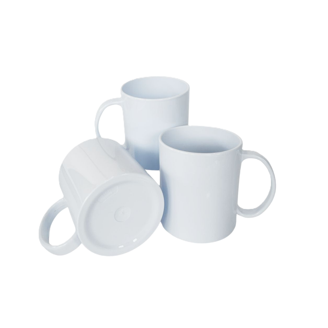 Caneca Branca Polímero 325ml