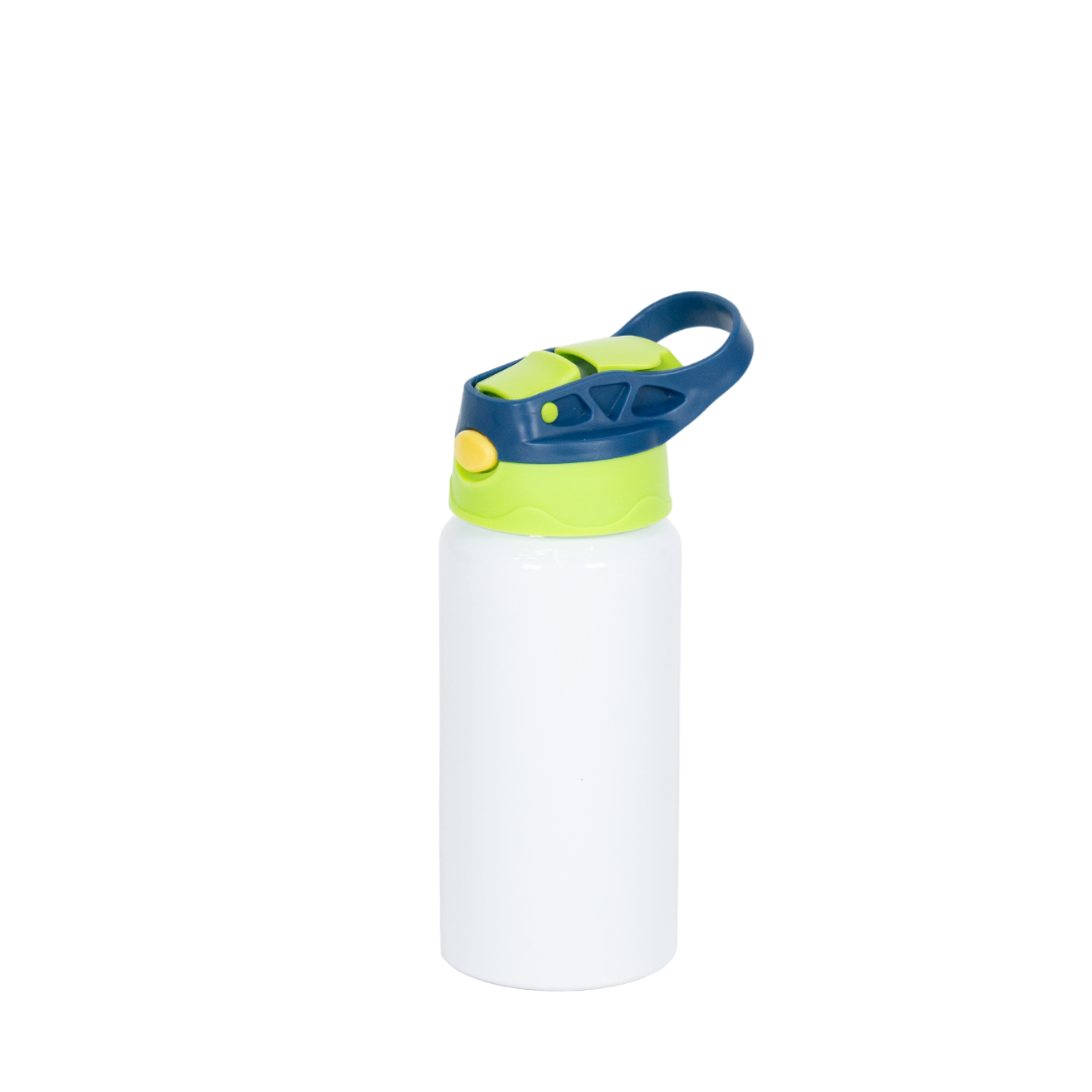 Garrafa Alumínio Kids Verde Claro e Azul Escuro 500ml