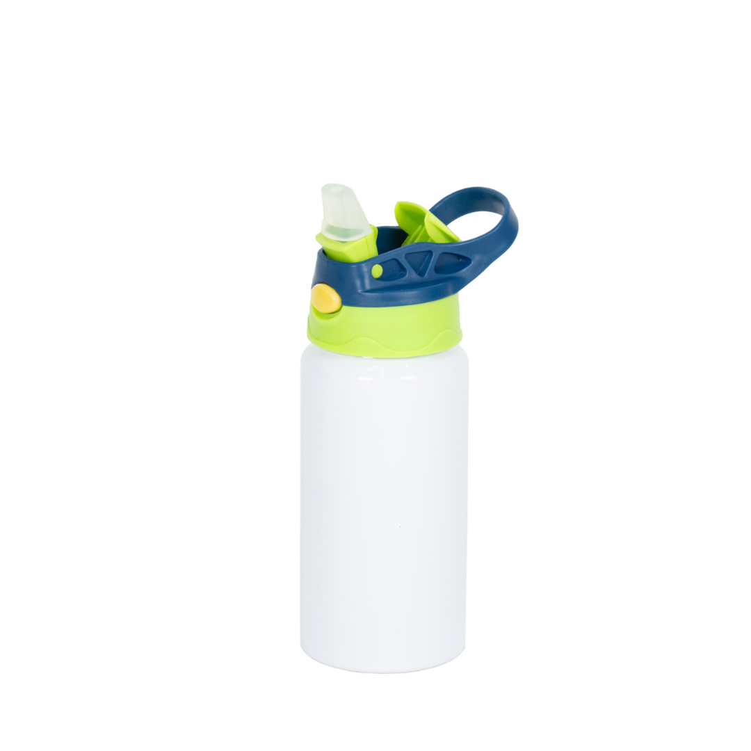 Garrafa Alumínio Kids Verde Claro e Azul Escuro 500ml