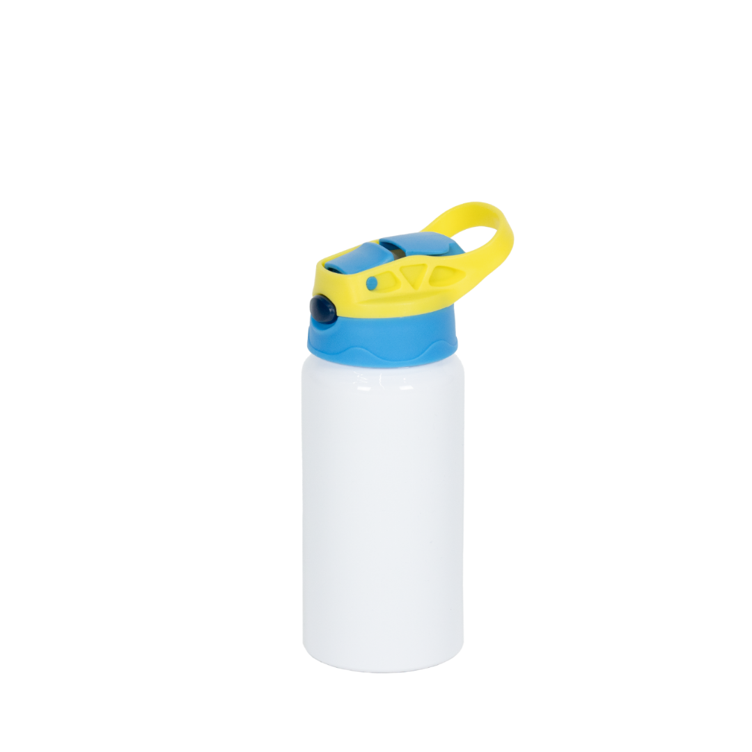 Garrafa Alumínio Kids Azul Claro e Amarelo 500ml