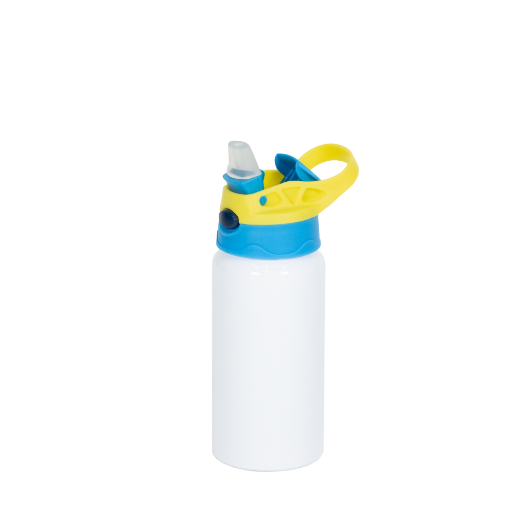 Garrafa Alumínio Kids Azul Claro e Amarelo 500ml