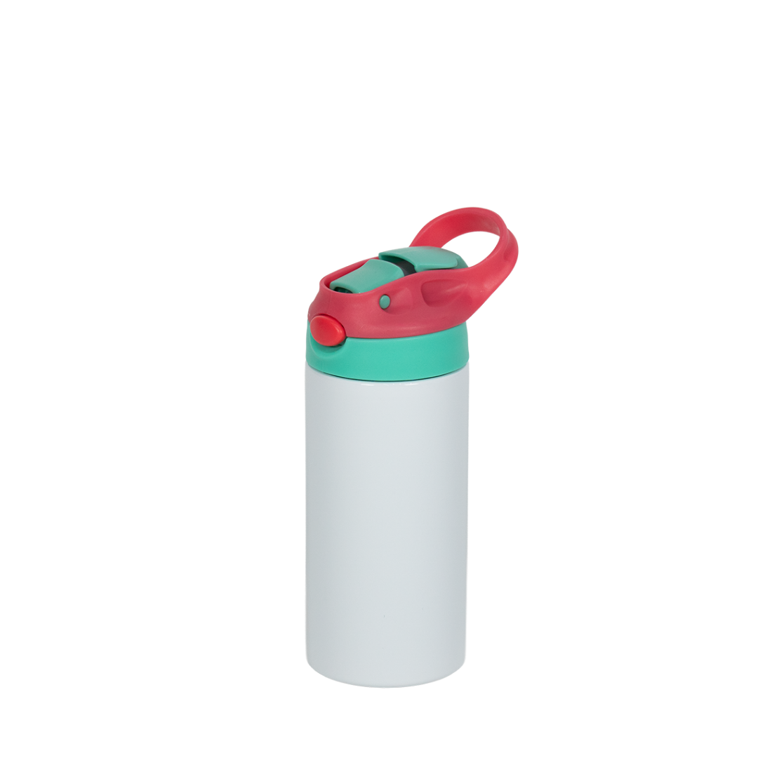 Garrafa Térmica Kids Tampa Rosa Escuro e Verde Menta 350ml - caixa 10 unidades