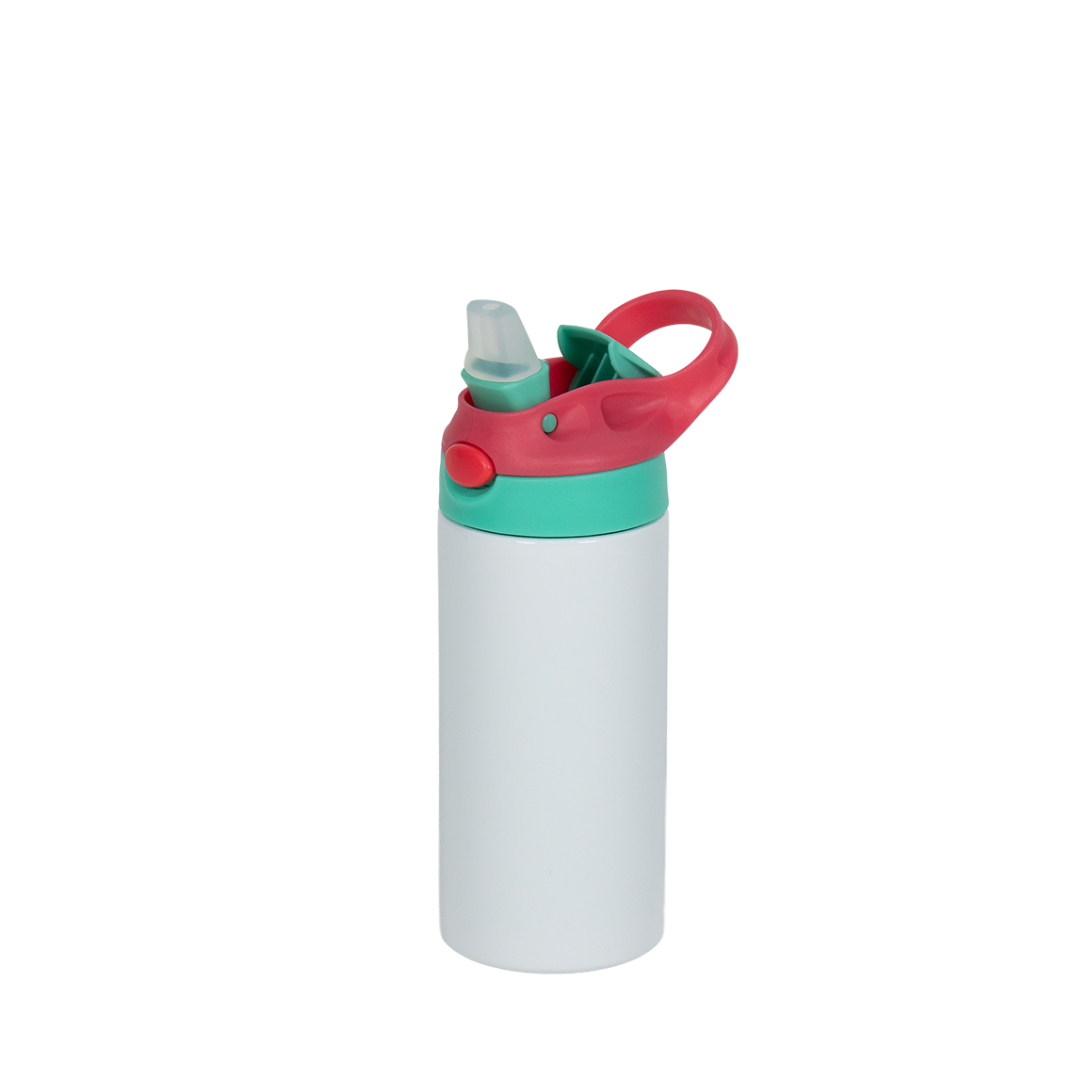 Garrafa Térmica Kids Tampa Rosa Escuro e Verde Menta 350ml - caixa 10 unidades